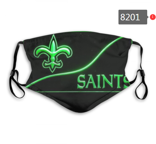 NFL 2020 New Orleans Saints #10 Dust mask with filter